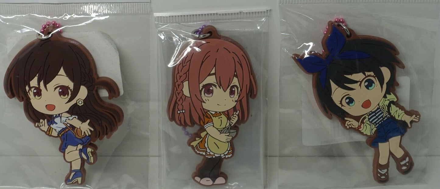 Kanojo, Okarishimasu Rent-A-Girlfriend Rubber Key Chain Set B