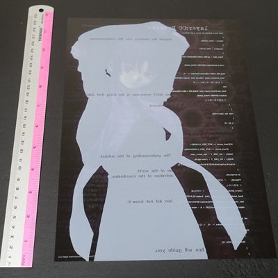 Yoshitoshi Abe serial experiments lain 25th Aniv Event 21x30cm PVC Poster A