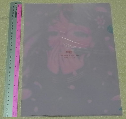 RANGE MURATA Color Art Clear File Girl wearing glasses