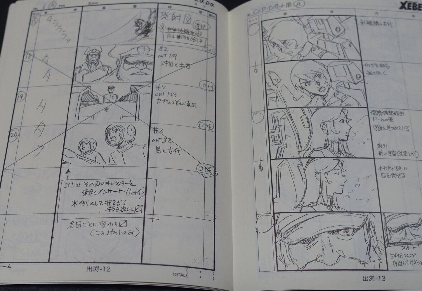 Yamato 2199 Hideaki Anno Yu Izubuchi OP Animation Story Board Art Book