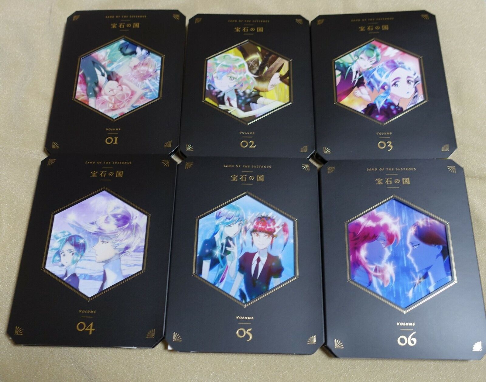 Houseki no Kuni Land of the Lustrous DVD vol.1-6 Complete Set