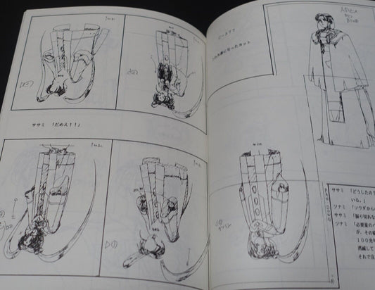 Takuji Yoshimoto Tenchi Muyo & Dirty Pair Flash Key Frame Art Book ABARTH