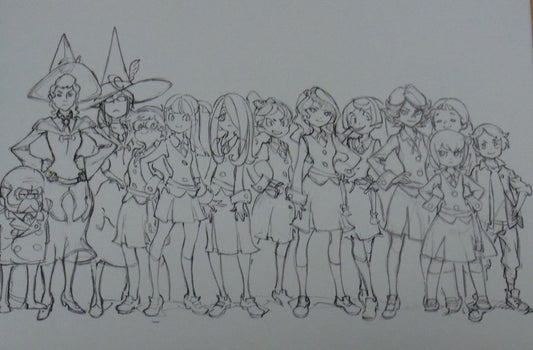 TRIGGER Little Witch Academia Design Sketch Book