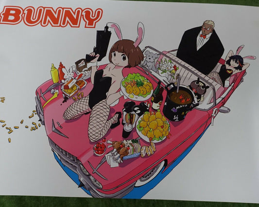 Sushio KILL LA KILL Art Poster Ryuko & Mako Bunny B2 Size Event Exclusive