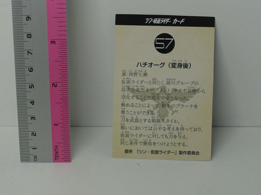 Shin Kamen Rider Card Hachi Augment-01 Masked