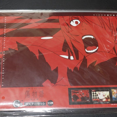 Bakemonogatari 42 x 29.5cm Poster Kizumonogatari 18 pieces set