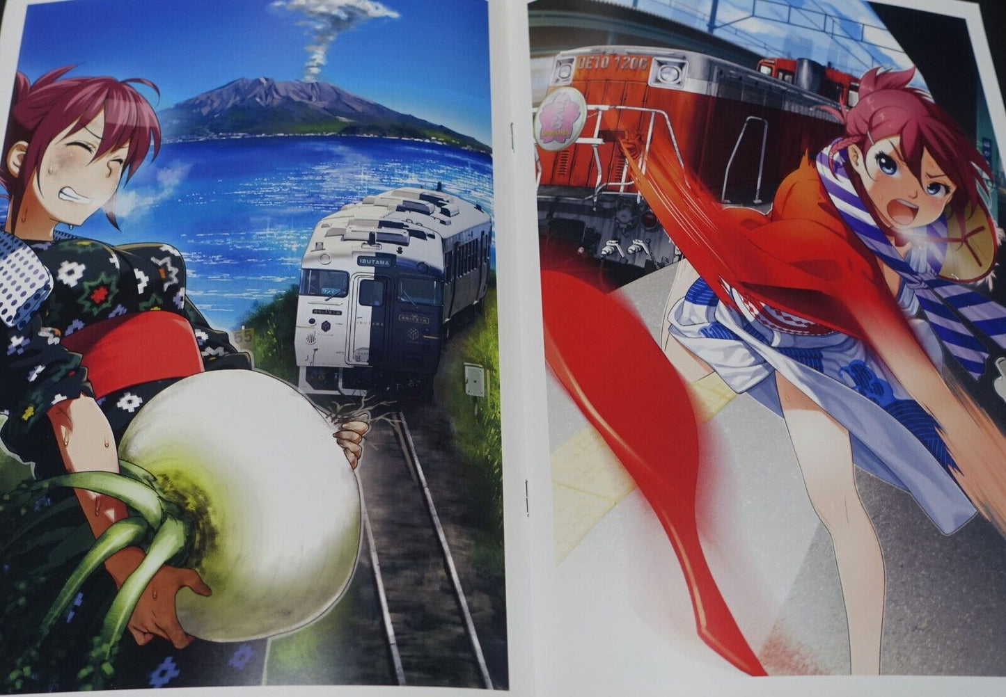 Hakatanmon Railwars! Color Fan Art Book Hakatanmon Rail Wars