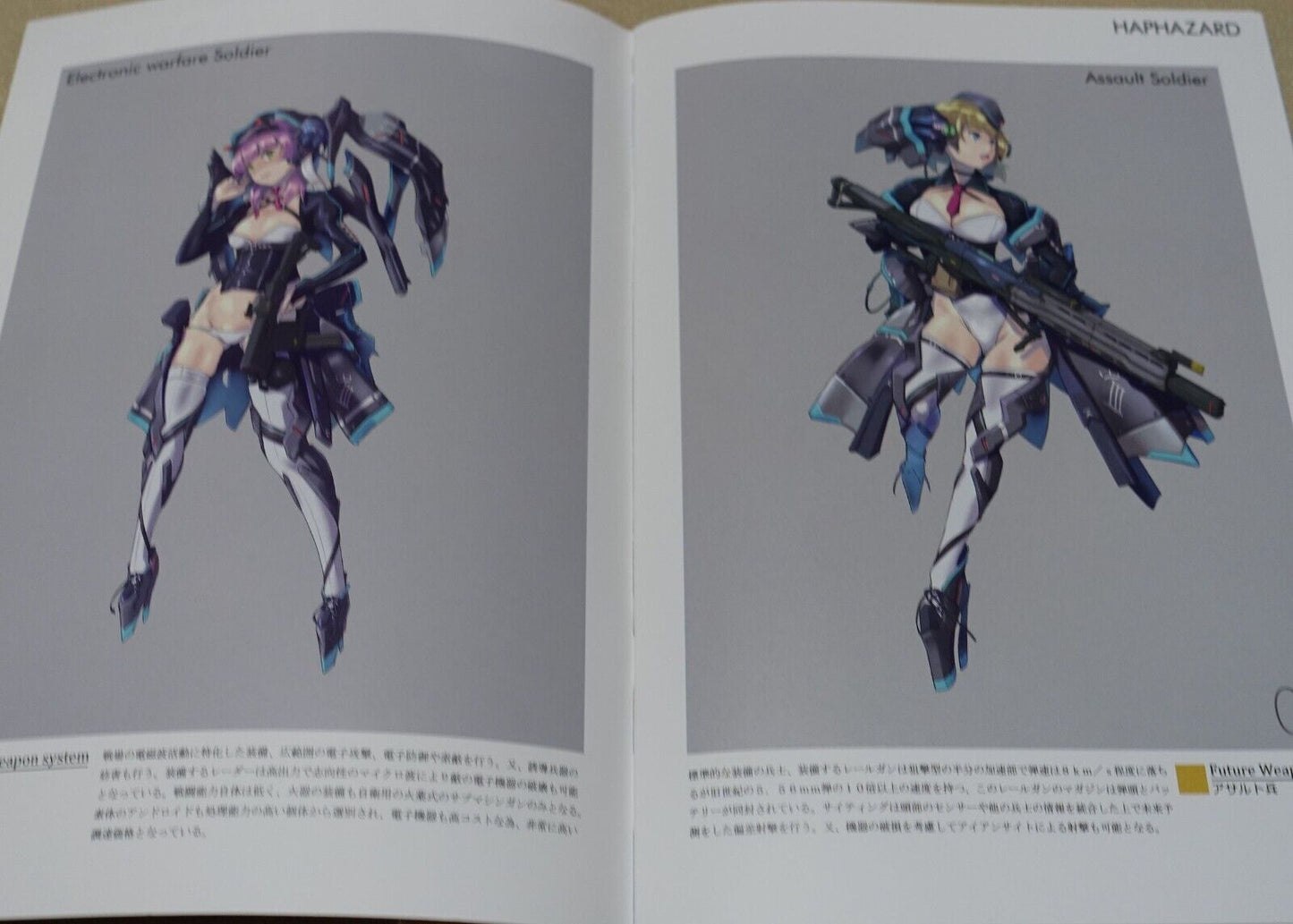 Nenchi Original Mechanic & Girls Color Art Book HAPHAZARD