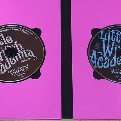 Little Witch Academia Blu-ray & Sound Track CD & Setting Art Book Sealed New