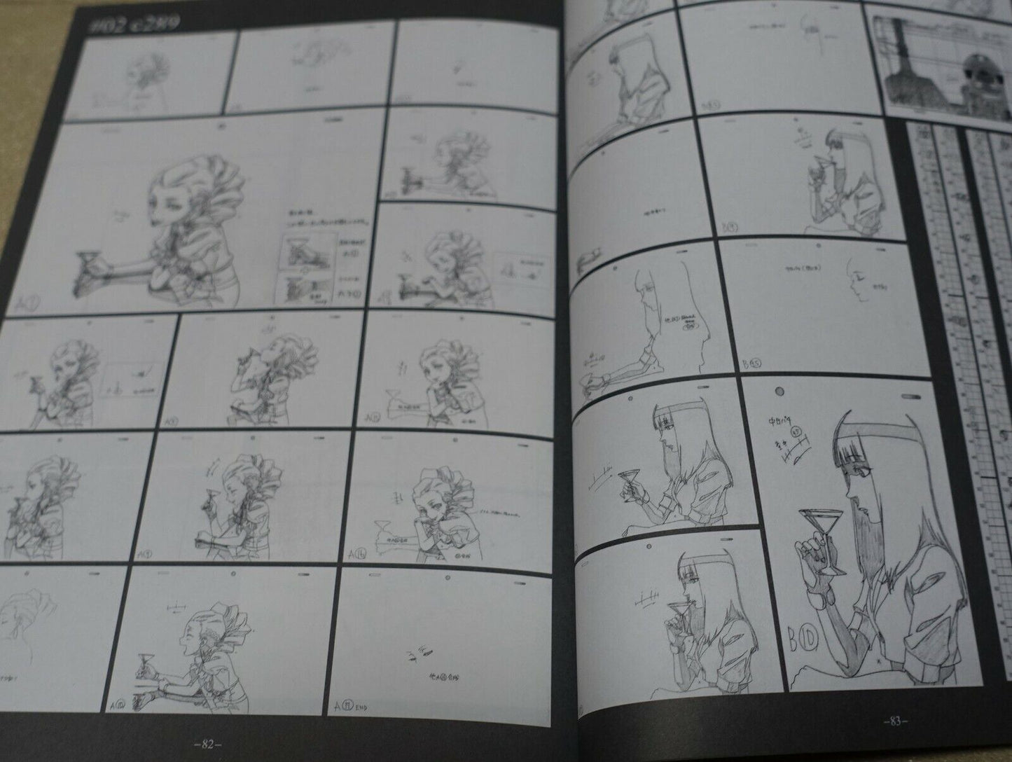 Death Parade Starter Book Design & Key Frame Art Works