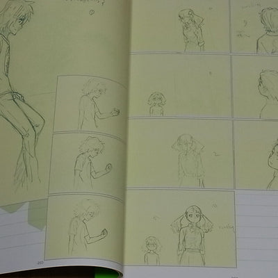 MASAYOSHI TANAKA Movie Ano Hi Kaita Shuseisyu Ano Hana Material Art 298page