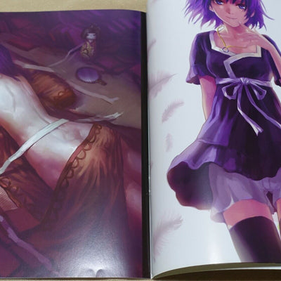 As109 Bake Monogatari Bakemonogatari Color Fan Art Book Katamonogatari