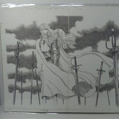 BERSERK Exhibition Item Reproduction of Original Picture Griffith in the Hill of