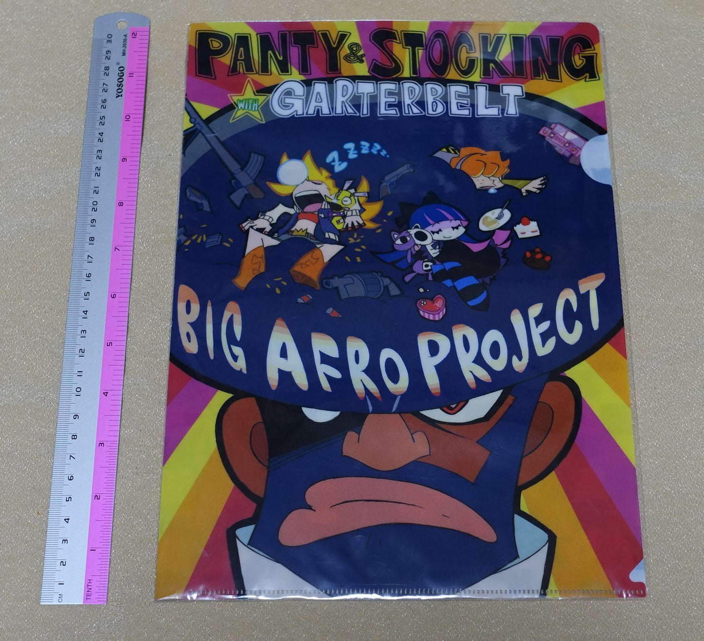 Panty and Stocking with Garterbelt A4 Size Art Clear File