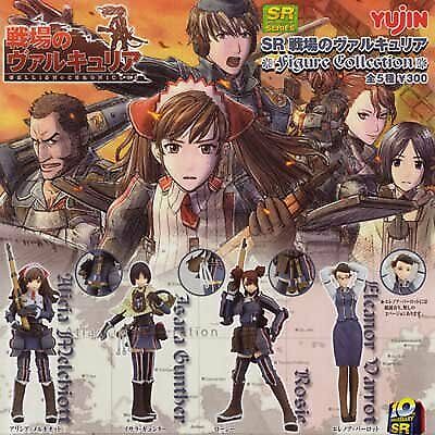 Valkyria Figure Collection SR battlefield full set of 5 no box