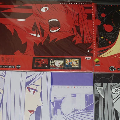 Bakemonogatari 42 x 29.5cm Poster Kizumonogatari 18 pieces set