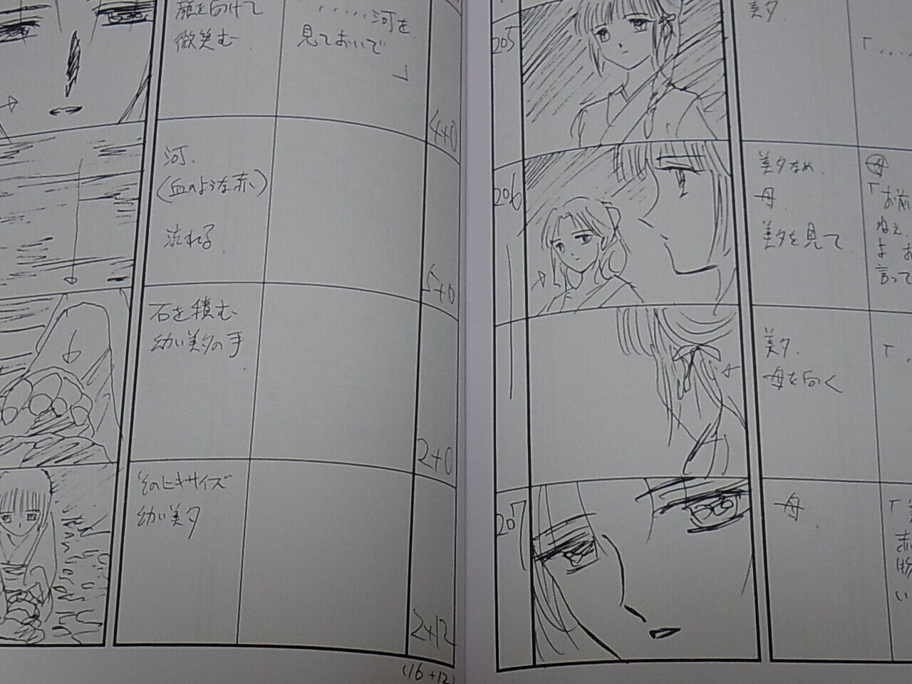 TV Animation Vampire Princess Miyu Story Board Art Doujinshi2 98page RARE