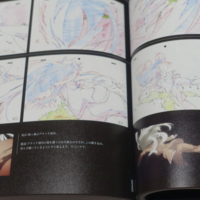 Bakemonogatari Key Animation Note Ge 4 books total 1200page