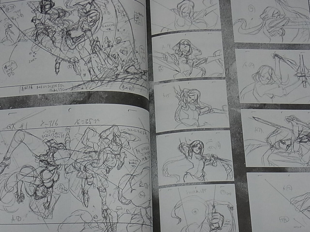 Fumiaki Kouta Animation Symphogear GX Keyframe Art Collection Highlight 13 RARE