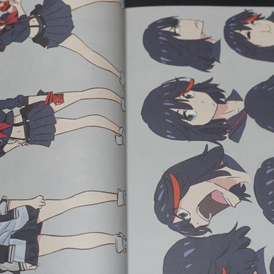 SUSHIO Kill la Kill Characters Art Book SUSHIOTAN 1-3 & LOVE LOVE KLKL & Sticker