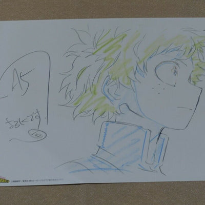 My Hero Academia Print Key Frame Art Sheet Izuku Midoriya B