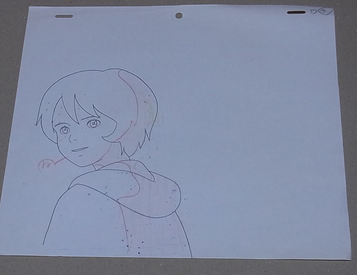 Raw Key Frame Art Romeo's Blue Skies Bianca Japanese Animation
