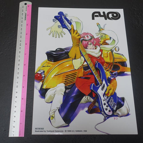 Sadamoto Yoshiyuki FLCL Art Sheet 21 x 29 cm