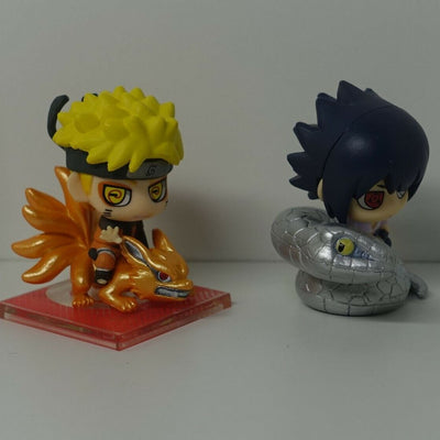 Petit Chara Land Naruto Shippuden Shinobi War Summon Hen Naruto & Sasuke Figure