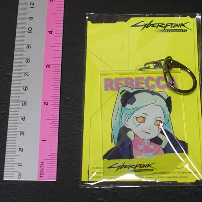 Cyberpunk Edgerunners Exhibition Event Item Acrylic Key Chain REBECCA
