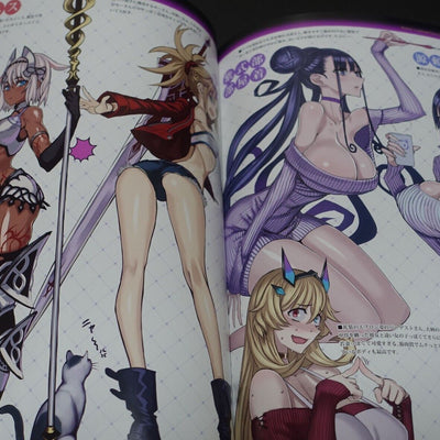 Honjou Raita Fate FGO Designer's Fan Art Book Rakugaki hon 1-4 Set Raikou Shuten