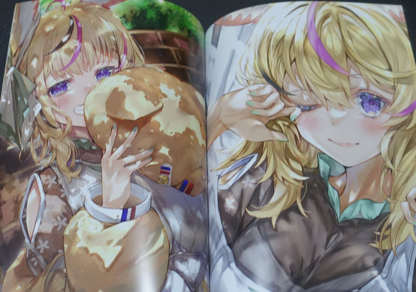 Traco Strawberry VTuver Hololive Fan Art Book polka sketch 1