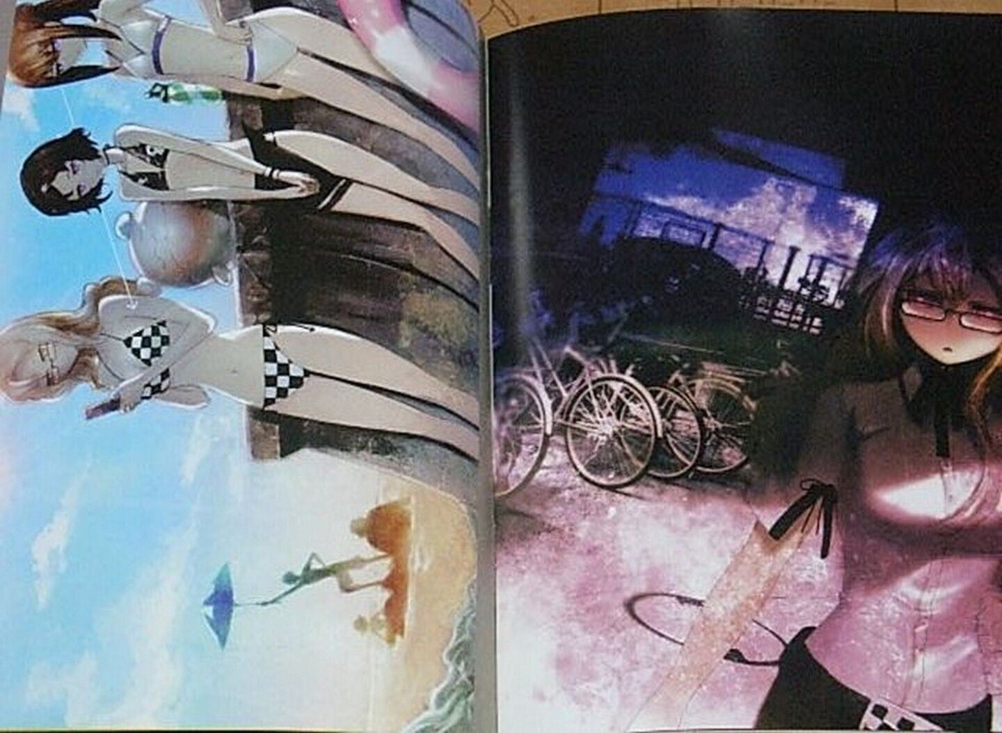 huke Color Art Book STEINS GATE VISUAL WORKS