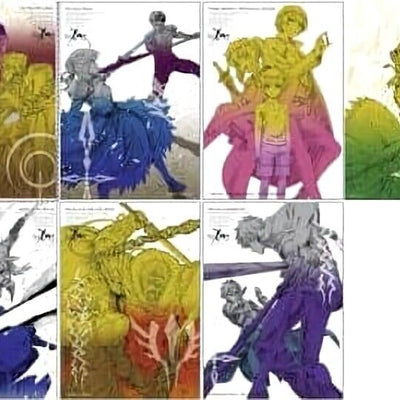 ufotable Fate Zero 51x36 cm Poster 7 piece set