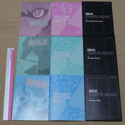 BNA Animation Art Work Book 9 Complete Set Design Key Frame Story Board