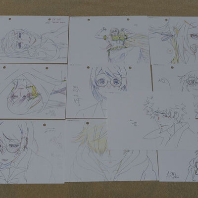 SHAFT Kizumonogatari Mini Printed Key Frame Art Sheet 10 Set A Bakemonogatari