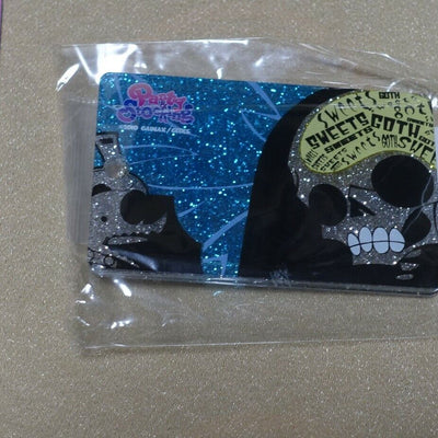 Panty and Stocking Acrylic Pass Case ID Badge Holder Stocking Electrocuted Skull