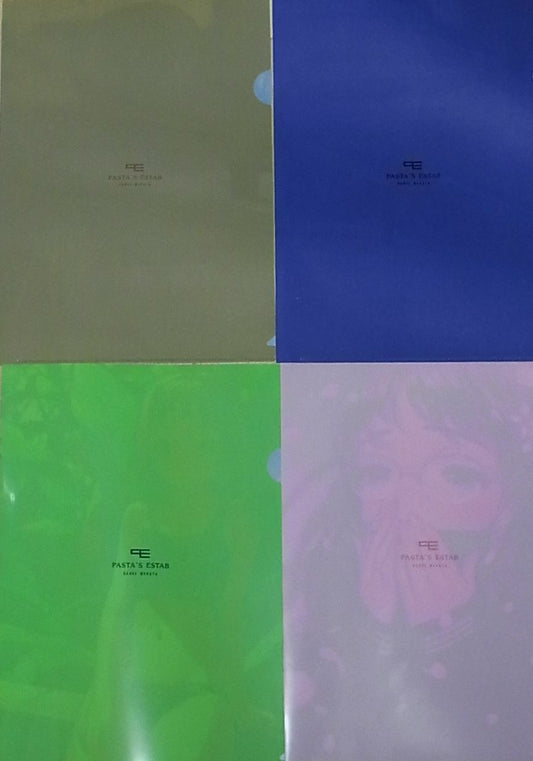 RANGE MURATA Color Art Clear File 4piece set C96