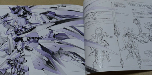 Kurogin Original Mechanic Girls Illustration Art Book Design Note