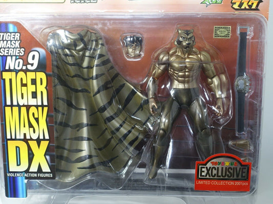 XEBEC TOYS TIGER MASK SERIES NO.9 TIGER MASK Action Figure Exclusive Gold Color