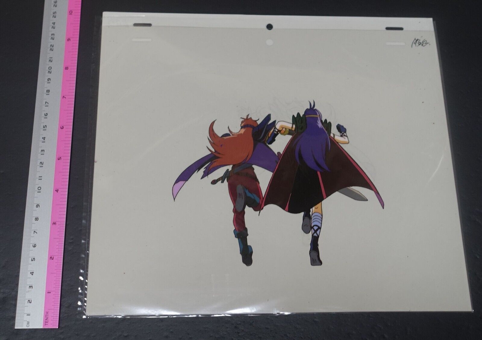 Cel & Raw Key Frame Art The Slayers Rina & Naga A6 & B13 Japanese Animation