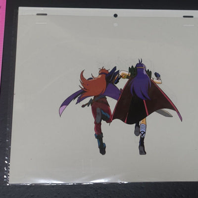 Cel & Raw Key Frame Art The Slayers Rina & Naga A6 & B13 Japanese Animation