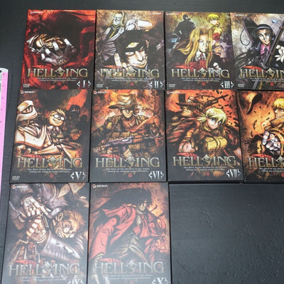 Japanese Animation OVA HELLSING DVD 1-10 COMPLETE SET