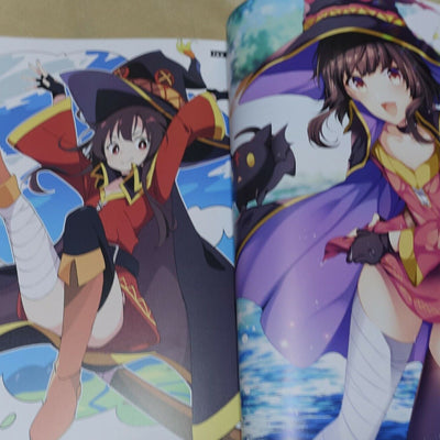 Konosuba Megumin Official Color Fan Art & Comic Book Kono Subarashii Sekai ni