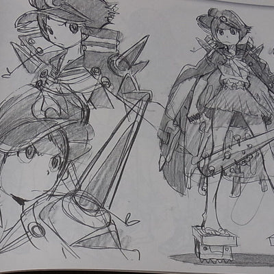 THE ART OF KLK Vol.1-3 Complete Set Kill la Kill Design art Book 148page