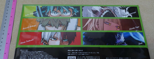 My Hero Academia Exhibition Event Goods Picture Tag Badges HEROES VS VILLAINS