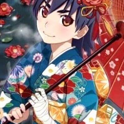 Bakemonogatari Mini Tapestry 18 x 38 cm Suruga Kanbaru