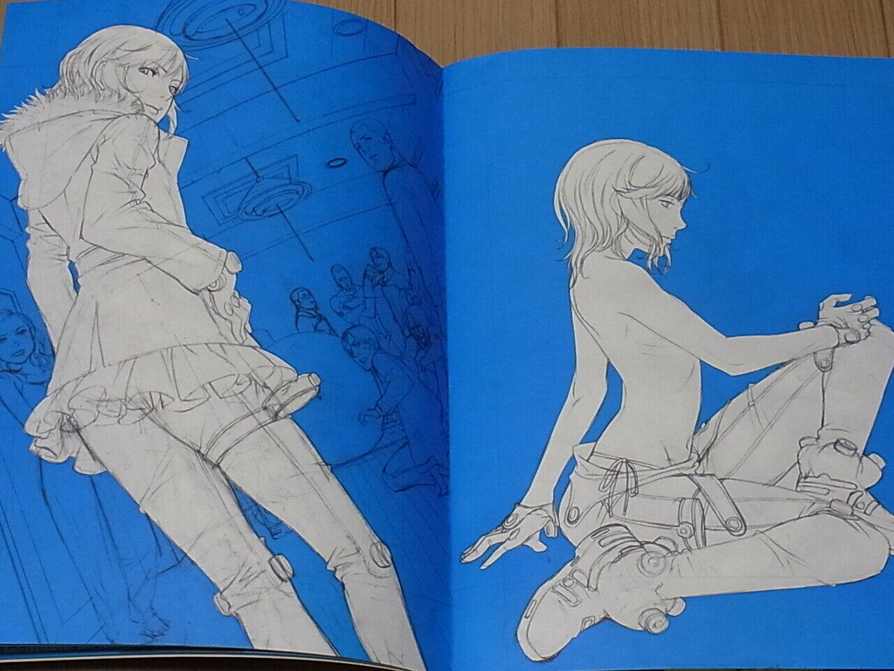 Yusuke Kozaki Illustration Art Book Lea draw with Hand Drawn Autograph Sign