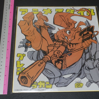 Hiroyuki Imaishi Gurrenlagann Yoko Littner Printed Shikishi Art Board