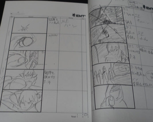 Kazuya Aiura Animation Assassins Pride Story Board Art Book