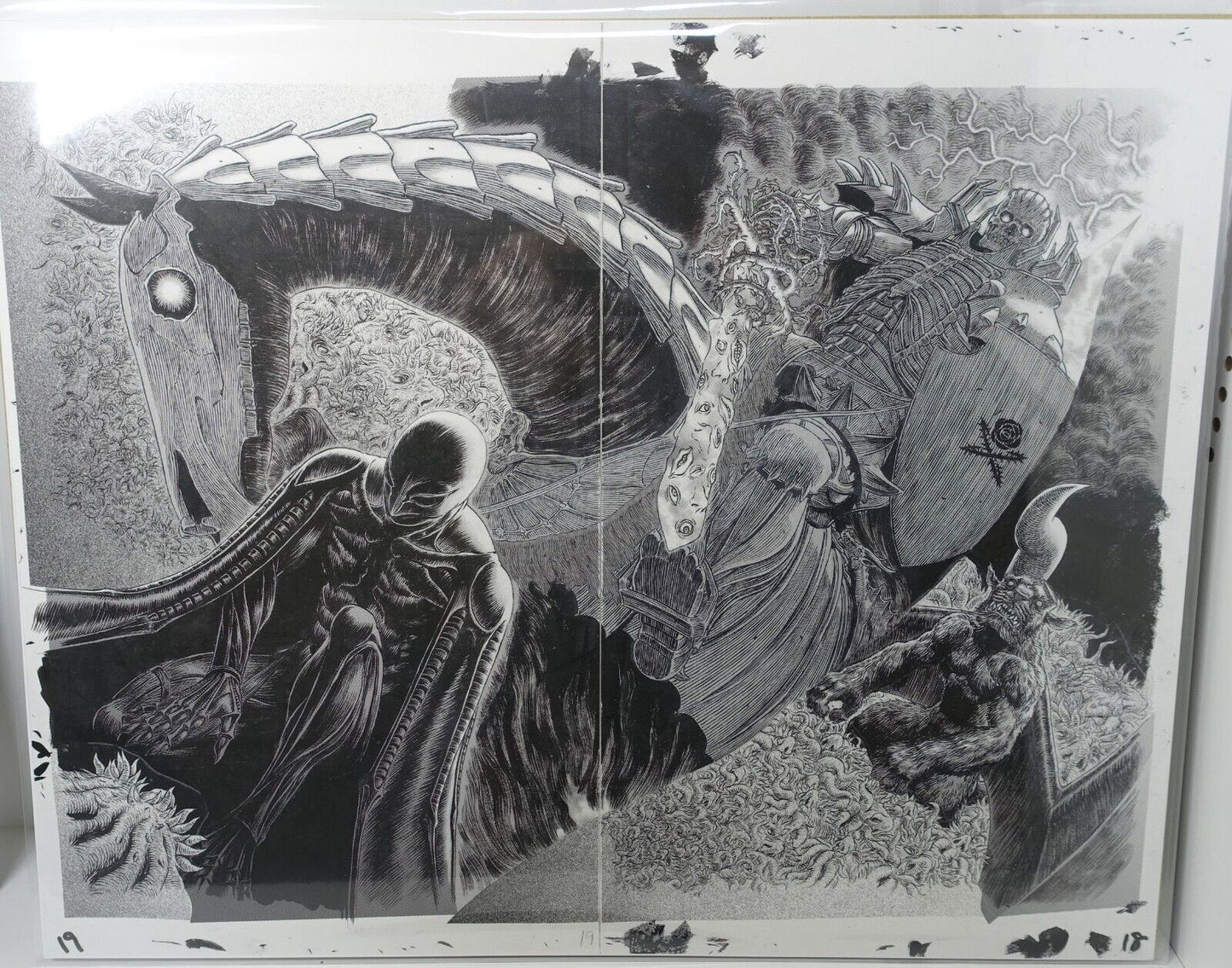 BERSERK Exhibition Event Item Reproduction of Original Picture
